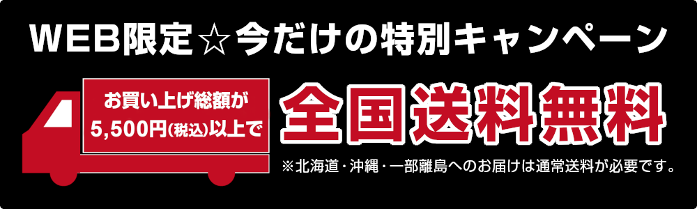 5,500円以上で送料無料