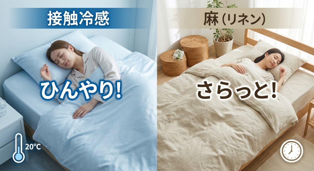 接触冷感×麻